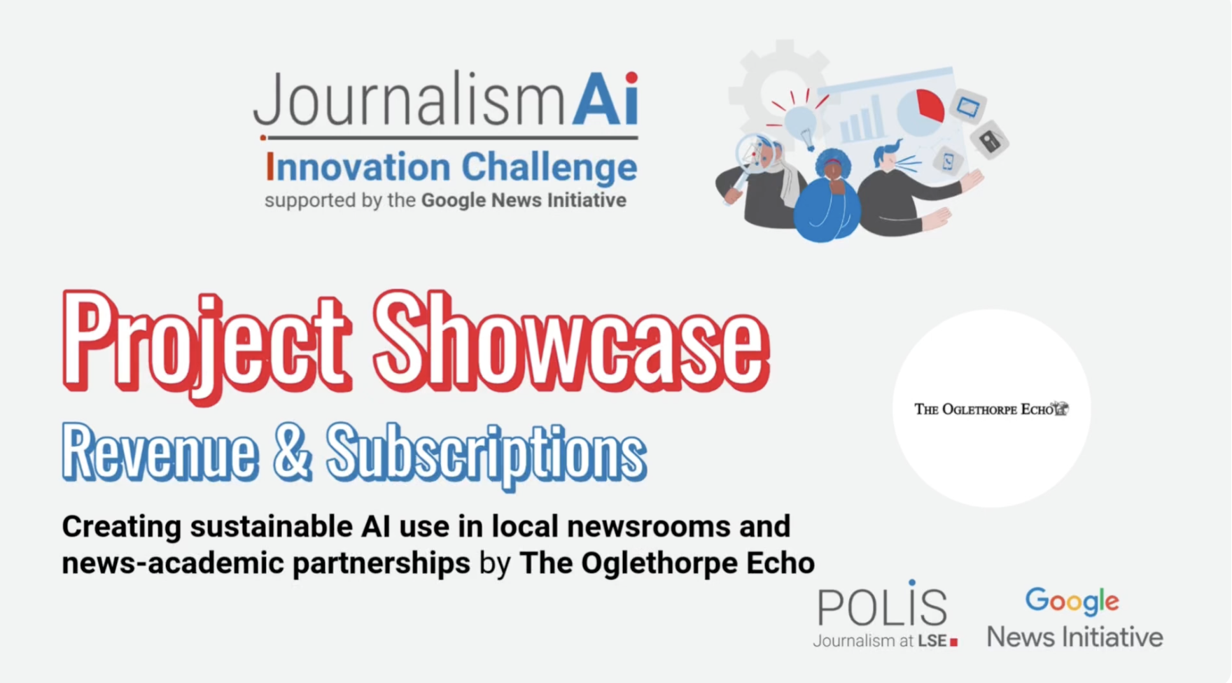 JournalismAI Innovation Challenge Project Showcase - The Oglethorpe Echo