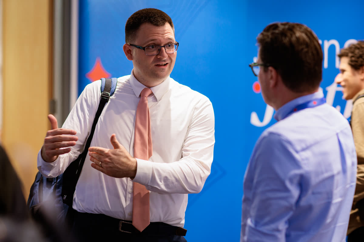 Networking at the Booth in London